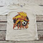 Vintage Lotto Huntsville Fire Soccer T Shirt Mens Size Large MISL NPSL AISL AL