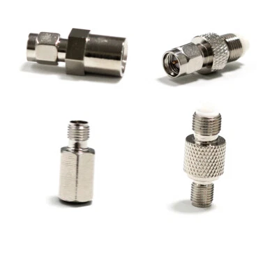 SMA- FME RF Coaxial Adapter Kits 4 connector male female Connector Straight NEW  - Image 1 of 4