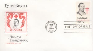 1980 FDC - Scott# 1823 - Emily Bissell - Farnam Cachet - Picture 1 of 1