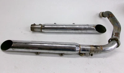 2005 05 Harley Davidson Sportster 883 exhaust tail pipes mufflers - Image 1 of 4