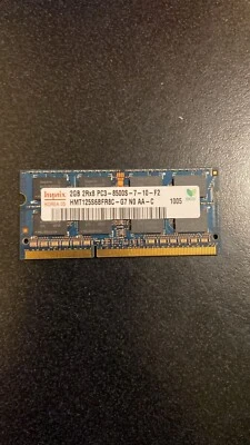 MODULO SODIMM 2 GB HYNIX HMT125S6BFR8C-G7 (A/N HMT125S6BFR8C-G7) usato - Immagine 1 di 2
