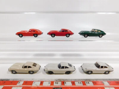 6X WIKING H0 1:87 22 Modèle De Voiture Jaguar E Mint #CG327-0,5 - Photo 1/3