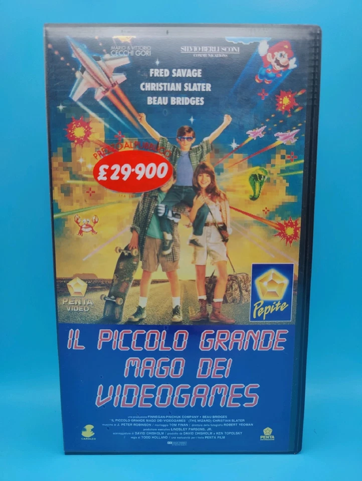 Il Piccolo Grande Mago Dei Videogames VHS WIZARD Nintendo CHRISTIAN SLATER New - Immagine 1 di 4
