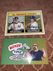 2016 TOPPS HERITAGE AL ROOKIE STARS # 177 GARY SANCHEZ & RAUL MONDESI NM MT CARD - Picture 1 of 11