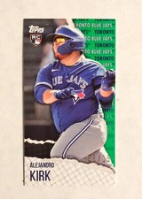 Alejandro Kirk 2021 Topps Rip RC #MRIP-AK Rookie Mini GREEN 08/15 Blue Jays P1