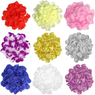Artificial Silk Rose Petals Flower Petals Wedding Decoration Party Valentine's - Image 1 of 4