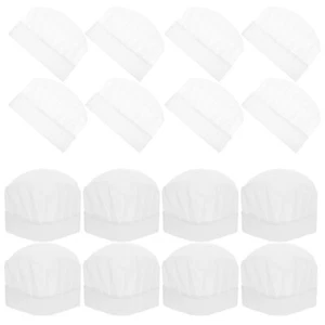20 Pcs Paper Chef Hats Adults Kid Baking Chef Hat Lightweight Chef Hat - Picture 1 of 12
