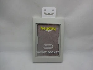 Heyday Beige Wallet Pocket Holds 3 Cards Fits Most Smartphones - Picture 1 of 4