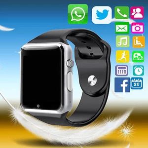 A1 Smart Wrist Watch Bluetooth Waterproof GSM Phone For Android Samsung iPhone - Photo 1 sur 12