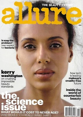Allure Magazine Kerry Washington Cruelty Free Makeup Counterfeit Beauty Bacteria - Image 1 of 4