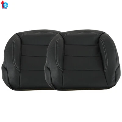 For Mercedes Benz ML350 ML400 ML500 ML550 12-15 Front Seat Cover Black Leather - Image 1 of 4