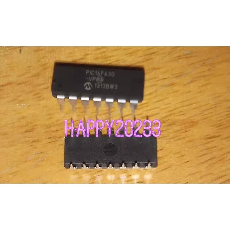 Microcontrolador flash de 8 bits Pic16F630-I/P nuevo 10 piezas #MX Foto 1 de 1