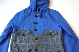 $1225 | NIGEL CABOURN CAMARÓGRAFO 54 XL AZUL HECHO EN INGLATERRA ALGODÓN HARRIS TWEED - Imagen 1 de 15