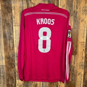 Camiseta de fútbol visitante Real Madrid KROOS #8 para hombre M’s - Imagen 1 de 8