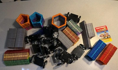 Magformers Magna Tiles Lot Of 432, Including 12 Pairs Of Wheels & 2 Idea Books - Image 1 of 4