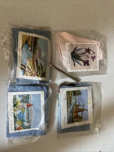 Lotto di 4 kit punzoni da ricamo Bunka vintage - Foto 1 di 2