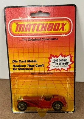 Matchbox 1983 MB 47 el Jaquar SS 100 color es rojo con interior tostado Foto 1 de 2