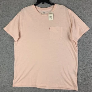 Levi's Herren T-Shirt XL Baumwolle Rundhals Tasche Freizeit - Bild 1 von 10