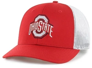 OHIO STATE BUCKEYES HAT MESH TRUCKER NCAA FOOTBALL TEAM LOGO NEW CAP - Picture 1 of 3