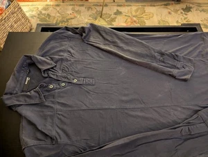 Murano Fitted Polo Shirt Long Sleeved Large - Picture 1 of 7