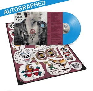 The Black Keys No Rain, No Flowers AUTOGRAPHED SIGNED Sky Blue Color Vinyl LP - Picture 1 of 1