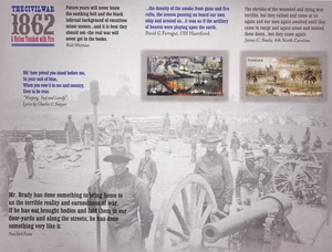 Scott #4665a (4664-65) CIVIL WAR 1862 Forever Stamp Sheet of 2 Stamps - MNH - Picture 1 of 1