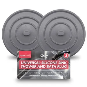 2-4 Silicone Sink Plug | Bath Kitchen Drain Hole Cover Stopper Bathroom Bathtub - Picture 1 of 7
