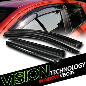 Para 08/09-20 Dodge Journey Protector Lluvia/Viento Tinte Humo Sombra Ventilación Ventana Viseras - Imagen 1 de 2
