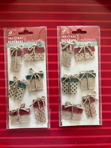 2 PACKAGES BURLAP PRESENTS - LITTLE BIRDIE DIMENSIONAL STICKERS - Imagen 1 de 1