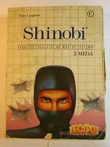 Sega Master System Shinobi Tec Spielzeug Brasilien 1. Auflage U. selten - Bild 1 von 6