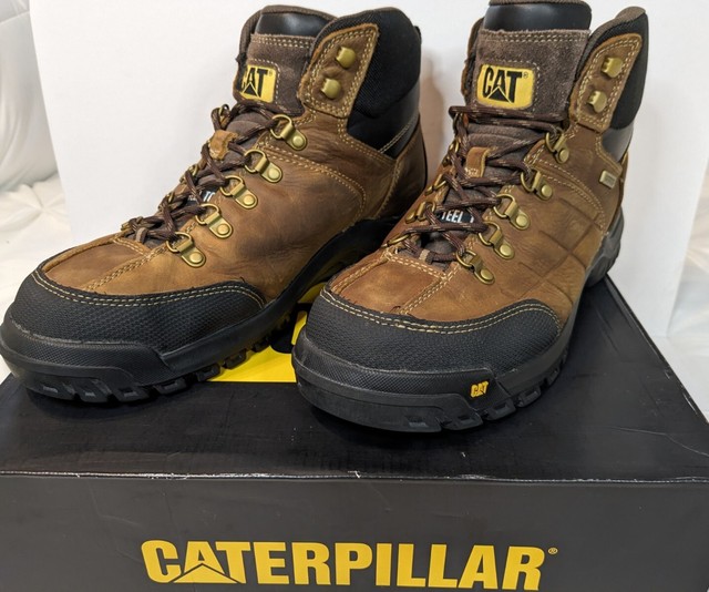 Bota Caterpillar THRESHOLD WP Impermeable SR Resistente al Deslizante PUNTA  SUAVE P74129 Negra