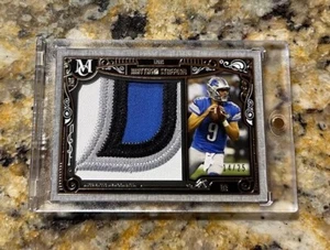 Parche Jumbo Matthew Stafford Jersey 1/1 Logo Topps Museum #9 Piezas/25 4 Colores - Imagen 1 de 5