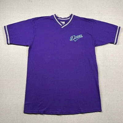 Vintage Pro Player Jazz Shirt Mens L Utah NBA Basketball V Neck 90s Purple - Image 1 of 4