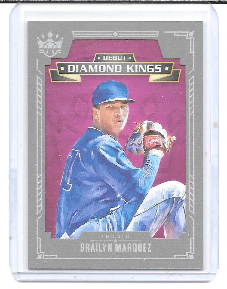 2021 Diamond Kings Debut Diamond King Gray Framed #DDK-CC Brailyn Marquez RC - Image 1 of 1