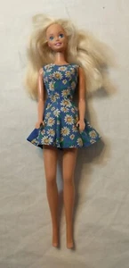 Vintage Barbie Mattel Mädchen Puppe 1990 Riviera Sonnenblumenkleid Ken Skipper EUC - Bild 1 von 10