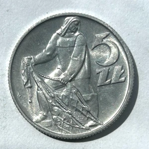 POLONIA 5 ZLOTYCH 1971 - DATA CHIAVE - Foto 1 di 2