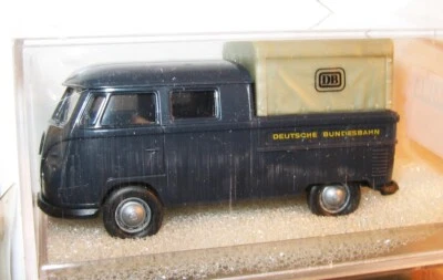 Brekina 32801/33903 Volkswagen Doka & Pick-up T2 Deutschebundesbahn (DB) 1/87 HO Foto 1 de 3