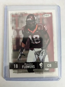 2008 Sage Hit BRANDON FLOWERS RC #41 VIRGINIA TECH HOKIES - Picture 1 of 2