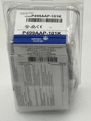 Johnson Controls P499AAP-101K (Penn P499RCP-107) Pressure Transducer New in Box - Image 1 of 4
