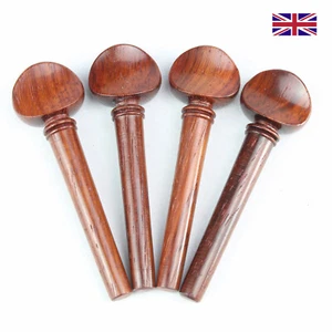 Padauk Violin Peg Set - Swiss Model 4/4 spc - Picture 1 of 4
