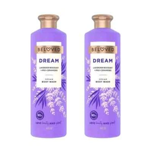 2-Pack Beloved Vegan Body Wash Lavender & Pro-Ceramides 18oz Hydrating Cleanser - Picture 1 of 2
