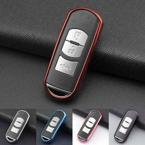 TPU Car Remote Smart Key Case Cover For 2013-2021 Mazda 2 3 6 CX3 CX CX9 MX5 - Picture 1 of 35