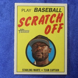 2019 Topps Heritage #20: Starling Marte [Scratch Off] (INS-198) - Picture 1 of 1
