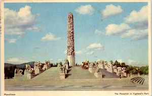 The Monolith in Vigeland's Park. Oslo, Norway Postcard - Picture 1 of 2