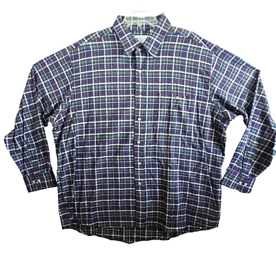 Camisa The Mens Store Sears XXL Multicolor Cuadros Abotonada Manga Larga De Colección Foto 1 de 4