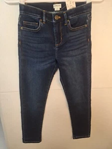 Crewcuts Girls SZ 8 Anywhere jeans w/ adjustable waistband BU675 NWT $54.50 Dark - Picture 1 of 3