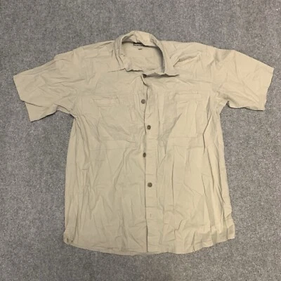 Camisa Royal Robbins Para Hombre Mediana Exterior Senderismo Abotonada Algodón Pesca Foto 1 de 4