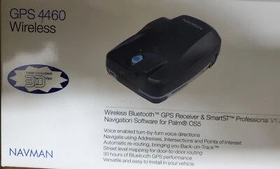 Navman GPS 4460 Bluetooth Receiver with SmartST Navigation Software for PalmOS5. - Image 1 of 4