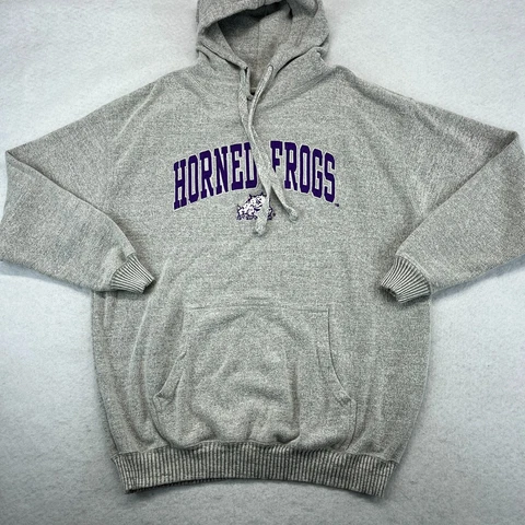 TCU Horned Frogs Jacket Hoodie XL Extra Large Texas Christian University  *Flaw* Cover