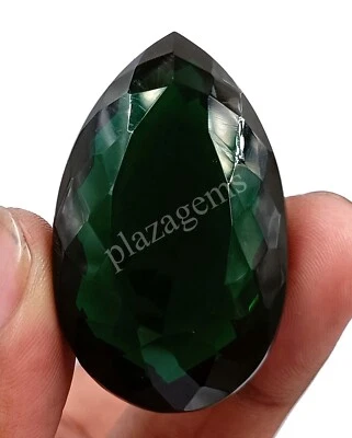 GREEN  Moldavite 156.75.00 Ct EGL Certified PEAR  Shape Loose Gemstone 5ATI - Image 1 of 4